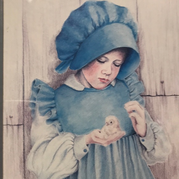 Vintage drawings by Kathleen Casey ‘85,‘86 framed - Picture 3 of 8